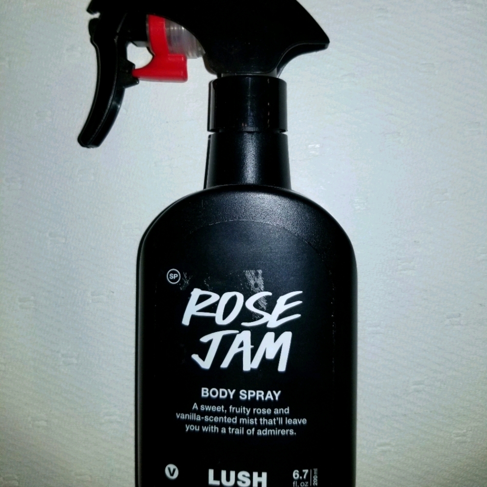 Lush rose jam body spray